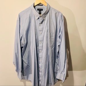 Lands End Men’s Pinpoint Oxford Shirt OCBD